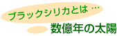 数億年の太陽の恵み